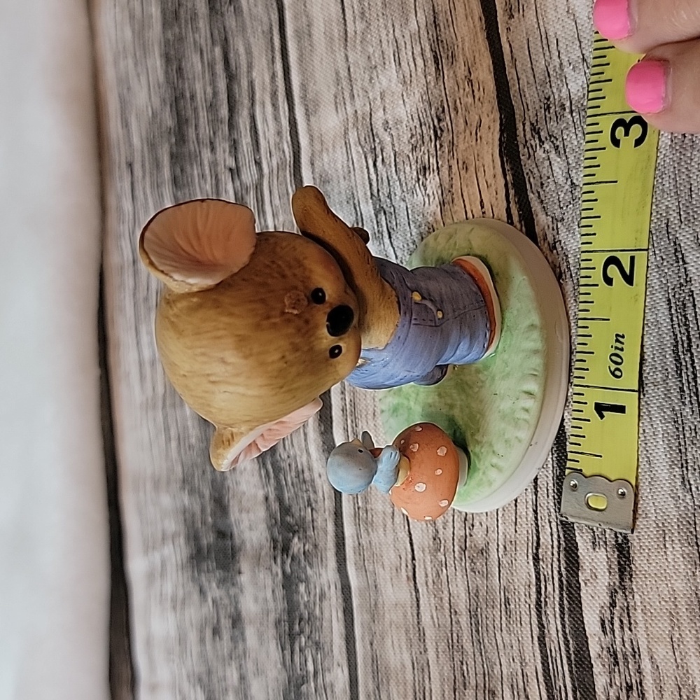 VINTAGE Lefton China Porcelain Koala with bluebird - Picture 8 of 9